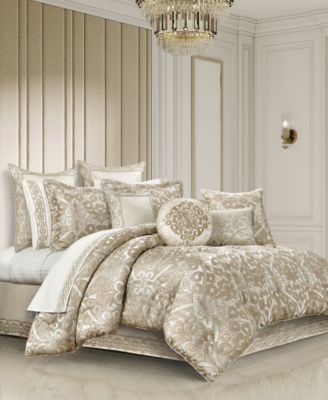 Жаккард J Queen New York Amaretto, 4 шт. Комплект постельного белья California King