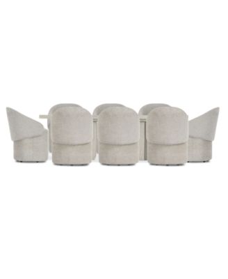 Tempo 9 шт. Набор (Прямоугольный стол и 8 стульев на колесиках)