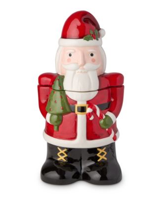 Сертифицированная международная трехмерная банка для печенья Санта Клауса 