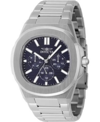 Мужские кварцевые часы Invicta 48326 Speedway с 3 стрелками и синим циферблатом