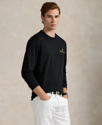 Мужская футболка с логотипом Polo Ralph Lauren стандартного кроя