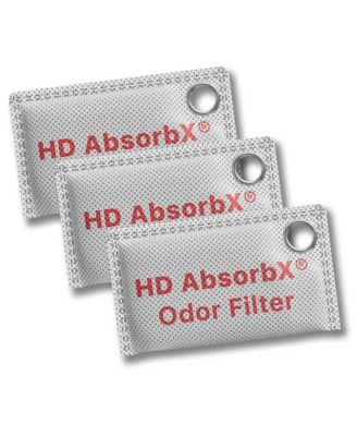 Бытовой дезодорант iTouchless с фильтрами запаха высокой плотности AbsorbX для шкафов, обуви, холодильников и многого другого (3 упаковки)