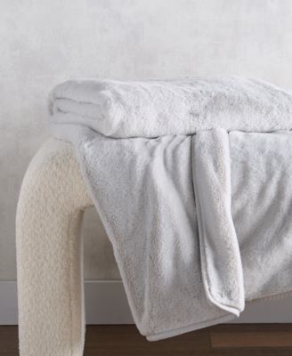 Двустороннее покрывало из искусственного меха Hotel Collection, 50 x 70 дюймов, эксклюзивное изделие Macy's