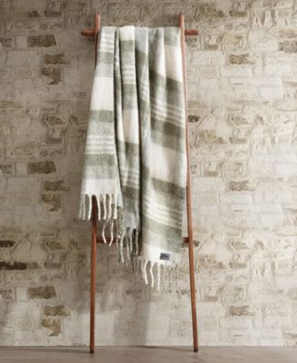 Плед Eddie Bauer из искусственного мохера в клетку, 60 x 50 дюймов