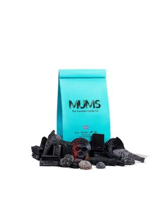 Смесь шведских леденцов MUMS с лакрицей и шоколадными батончиками