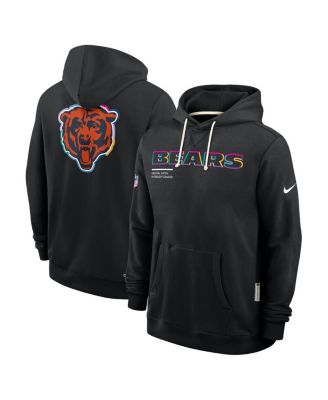 Мужская черная толстовка с капюшоном Dri-FIT от Nike Chicago Bears Tall 2025 NFL Crucial Catch Sideline Standard Issue