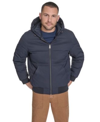 Мужская стеганая куртка-бомбер Levi's с капюшоном