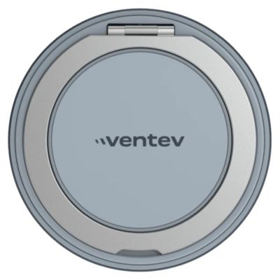 Магнитная беспроводная сверхбыстрая зарядная подставка Ventev 15W Qi2, вращающаяся на 360 градусов, серебристого цвета