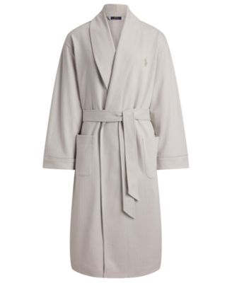 Мужской халат Polo Ralph Lauren из жаккардовой вязки в елочку