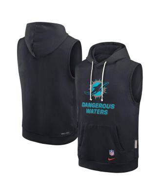 Поле Nike мужская Синяя Майами дельфины 2025 соперничество коллекция стандарт выпуска боковой технологией Dri-FIT рукавов с капюшоном