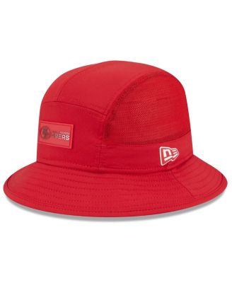 Мужская кепка-панама New Era Scarlet San Francisco 49ers 2025 с боковым разрезом