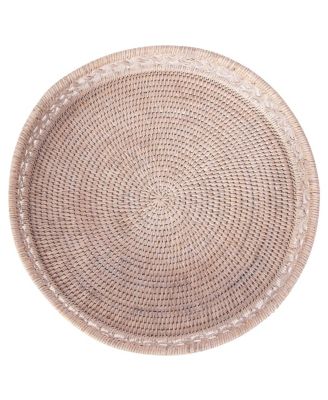 Компания по торговле артефактами Artifacts Rattan Seca Design Круглый поднос 16"