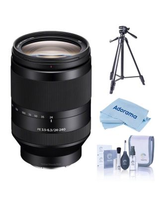 Объектив Sony FE 24–240 мм f/3,5–6,3 OSS в наборе, черный