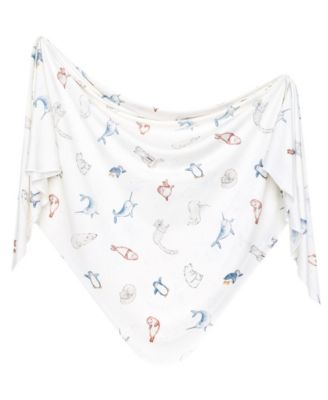 Медно-жемчужное вязаное одеяло Arctic Wonder для маленьких мальчиков или девочек