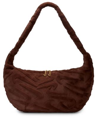 Объемная сумка из искусственного меха для спортивной одежды Nike