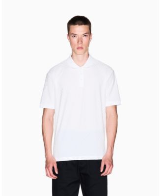 Мужская рубашка поло из мерсеризованного хлопка с жаккардовым логотипом A|X Armani Exchange