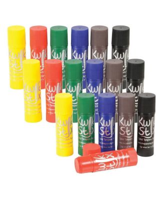 Набор карандашей для рисования Toddler Jumbo Kwik Stix Classic Colors, состоящий из 18 предметов.