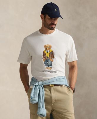 Мужская футболка Polo Ralph Lauren с рисунком медведя под горло Big & Tall от Polo Ralph Lauren