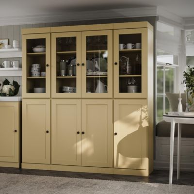 Palace Импортирует шкаф для хранения из 100% массива дерева, Дверцы-шейкеры, 2 выдвижных ящика, Регулируемые полки, ширина 65 см, Высота 71,5 см