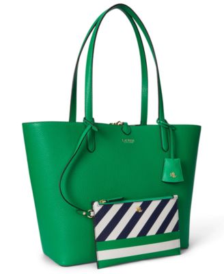 Большая двусторонняя сумка-тоут из искусственной кожи Lauren Ralph Lauren