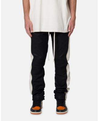 мужские кожаные мото-брюки mnml