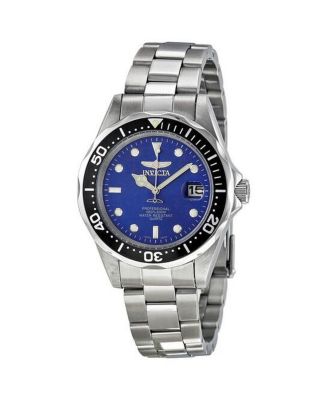 Мужские кварцевые часы Invicta 10664 Pro Diver с синим циферблатом и 3 стрелками