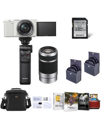 Беззеркальный фотоаппарат Sony ZV-E10 16–50 мм, белый