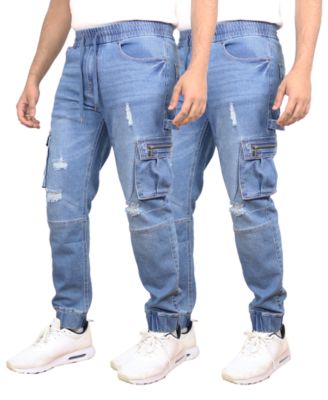 Мужские эластичные джинсы-карго Carpenter Jeans от Blue Ice, комплект из 2 предметов