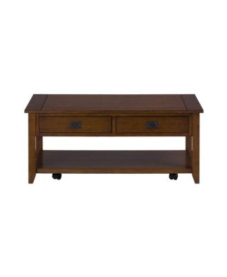 Журнальный столик из дуба Jofran Mission 44"