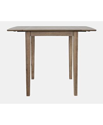 Обеденный стол Jofran Eastern Tides Coastal из матовой акации с откидными листьями высотой до столешницы