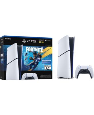 Тонкая консоль PlayStation 5 Digital Edition Fortnite Blowing Chaos Bundle – белого цвета