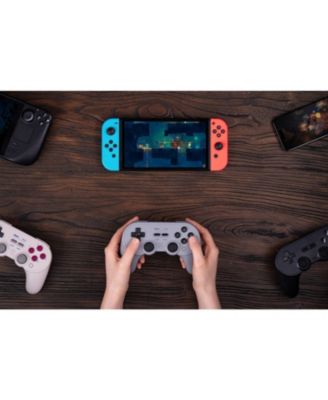 Геймпад 8Bitdo Pro 2 Bluetooth с джойстиками Hall Effect, серый