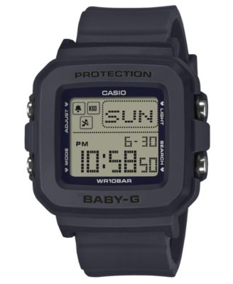 Женские японские кварцевые часы Baby G из темно-синей смолы G-Shock, 39 мм