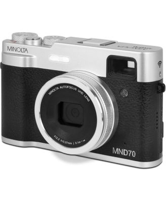 Фотоаппарат Minolta MND70 48 МП Wi‑Fi/5K, серебристо-черный
