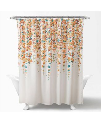 72-дюймовая занавеска для душа с цветочным рисунком Slickblue