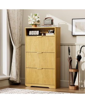 Шкаф для обуви Streamdale Furniture, скрытый в прихожей, с 3 выдвижными ящиками, 31,6