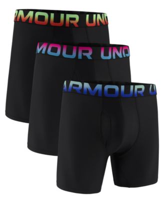 Новые боксерские трусы Boxerjock Performance Tech от Under Armour, черные, 3 штуки