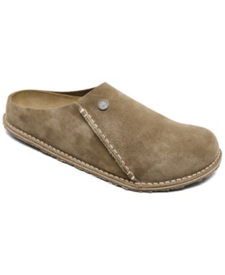 Мужские сабо из замши премиум-класса Birkenstock Zermatt от Finish Line коричнево-бежевого цвета