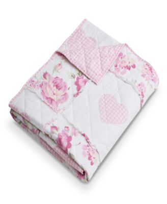 Плед Greenland Home Fashions Veronica's Hearts в стиле шебби-шик с оборками, 50