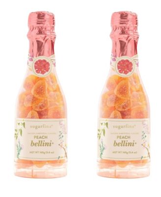 Праздничная бутылка конфет Sugarfina Spring Peach Bellini, 2 шт.
