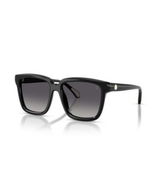 Солнцезащитные очки Moncler Unisex с прямоугольной поляризацией, ME6026, черный