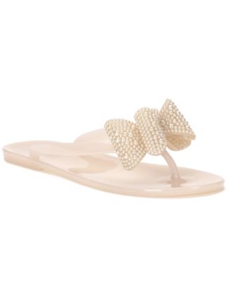 Босоножки Madena Bow Jelly от I.N.C. International Concepts, созданные для Macy's tan/beige