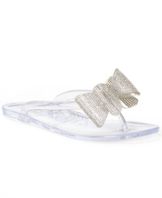 Босоножки Madena Bow Jelly от I.N.C. International Concepts, созданные для Macy's white