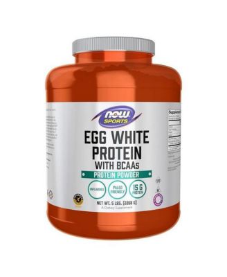 Now Foods Яичный белок Чистый протеин, 5 фунтов без красителя