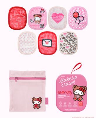 Ластик для макияжа, 9 шт. Набор многоразовых салфеток для макияжа Hello Kitty Cutie Pie без цвета
