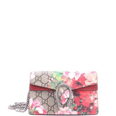 Бывшая в употреблении сумка Gucci Super Mini Dionysus с принтом 