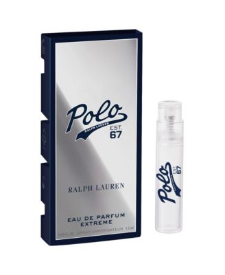 Получите бесплатный подарок от Ralph Lauren при покупке любого аромата Ralph Lauren стоимостью 100 долларов или более за 0,04 жидких унции парфюмированной воды polo 67 extreme.