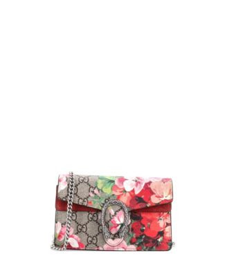 Бывшая в употреблении сумка Gucci Super Mini Dionysus с принтом 
