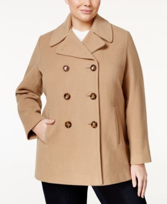 Plus Size Wool Pea Coat Flash S 60, Long Pea Coat Plus Size