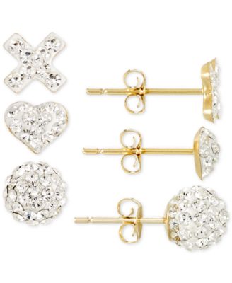 macy's gold earrings studs